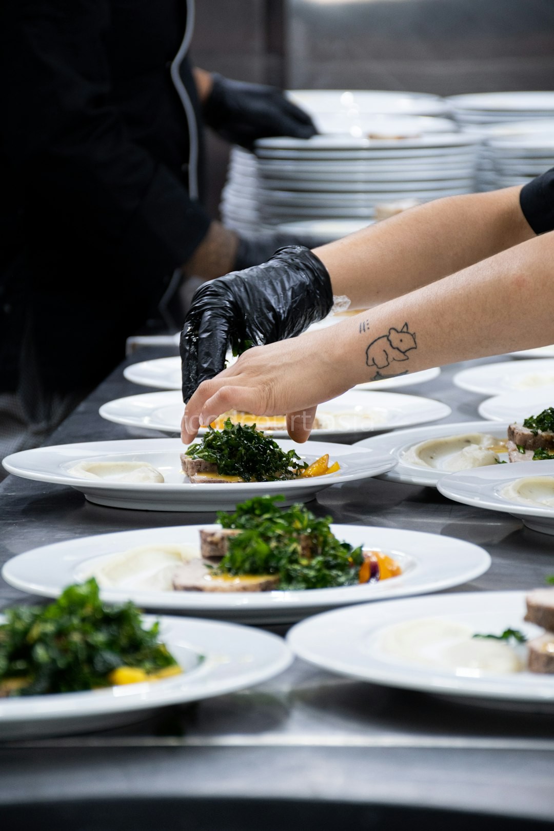 Chef working