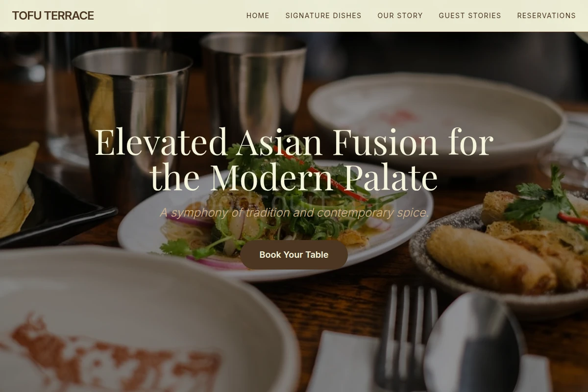 Tofu Terrace Asian Fusion Food