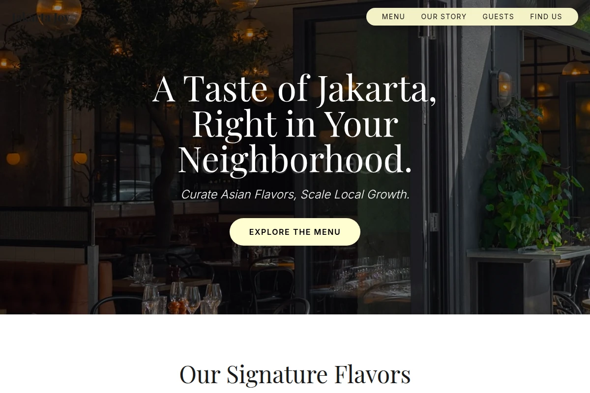 Jakarta Joy Cafe